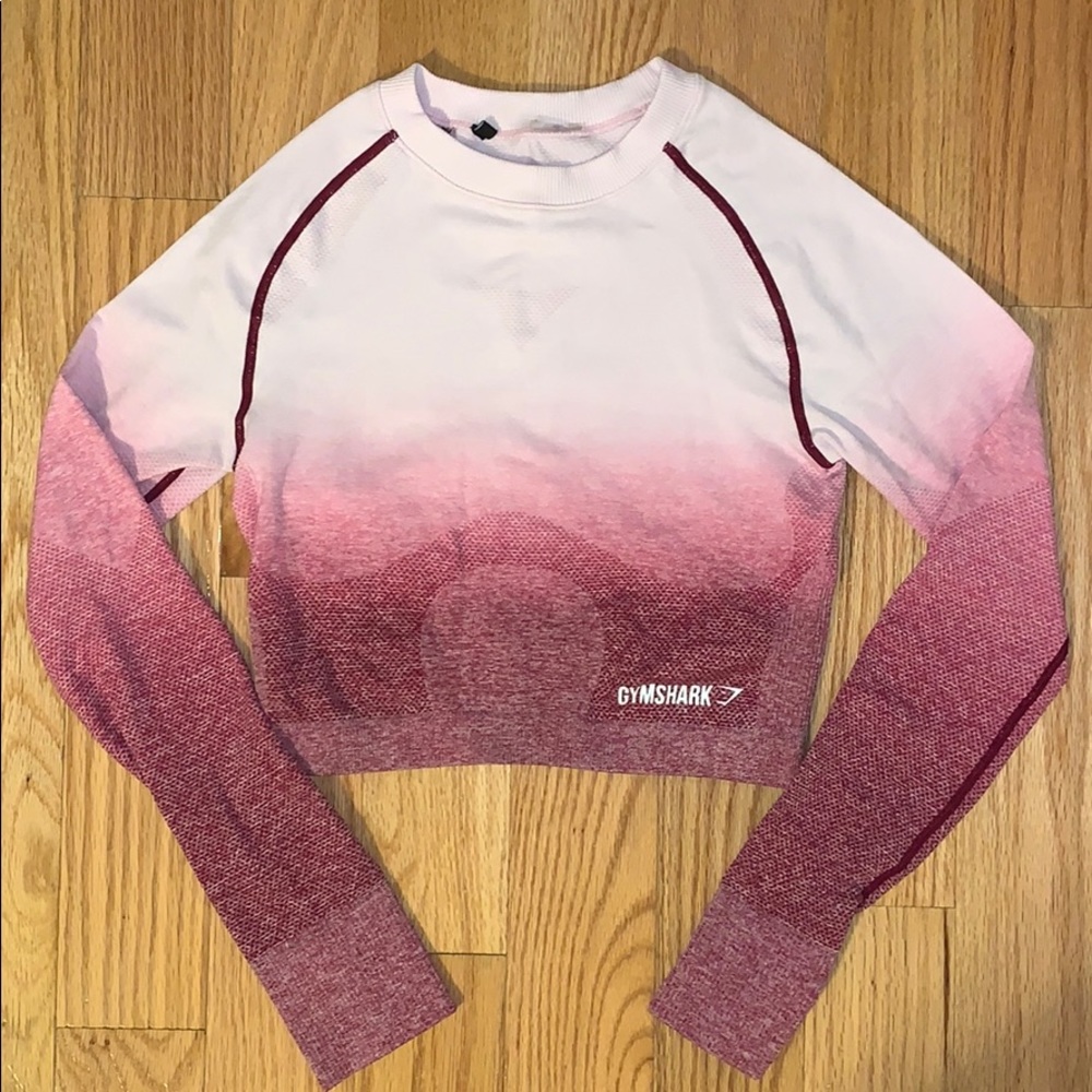 Gymshark ombré seamless crop top